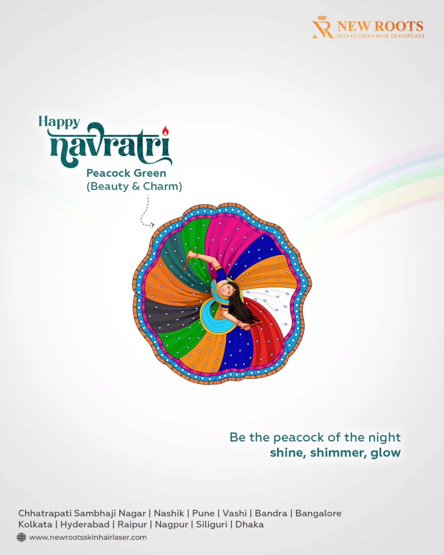 "Peacock green – a shade of beauty, grace, and celebration 🌿✨"

#navratri #navratrivibes #peacockgreen #colours #day8