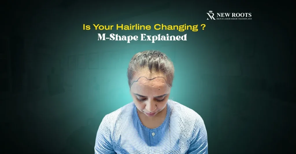 M-Shaped Hairline in Female