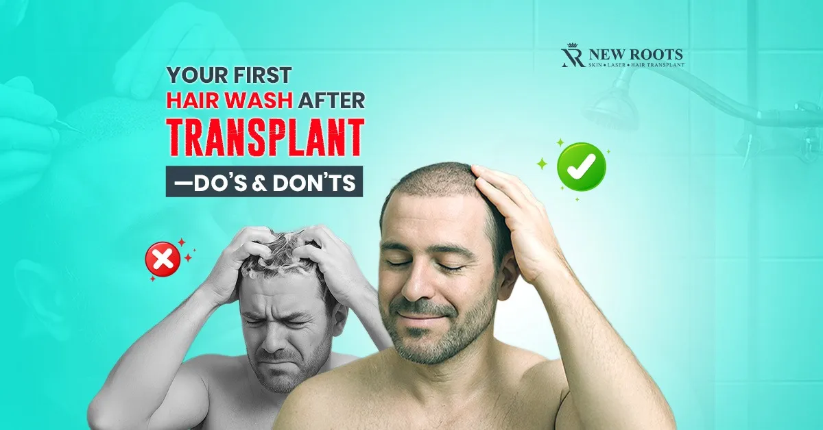 Hair Washing After a Hair Transplant