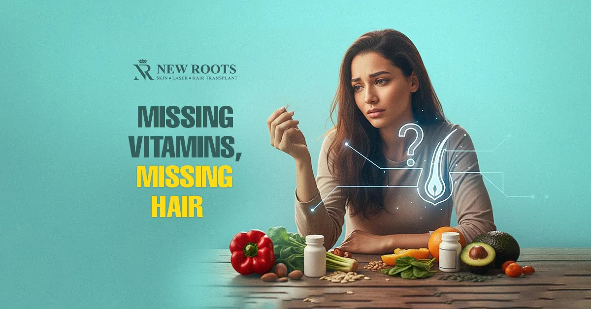 Vitamin deficiencies, especially of biotin, vitamin D, iron, and zinc, can weaken hair follicles and lead to hair loss.