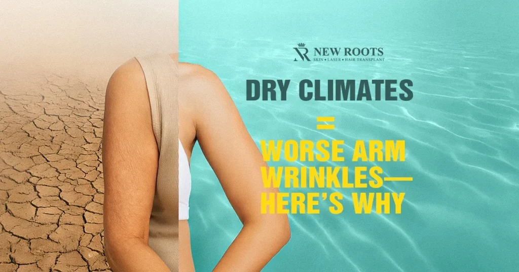 arm ageing, dry skin
