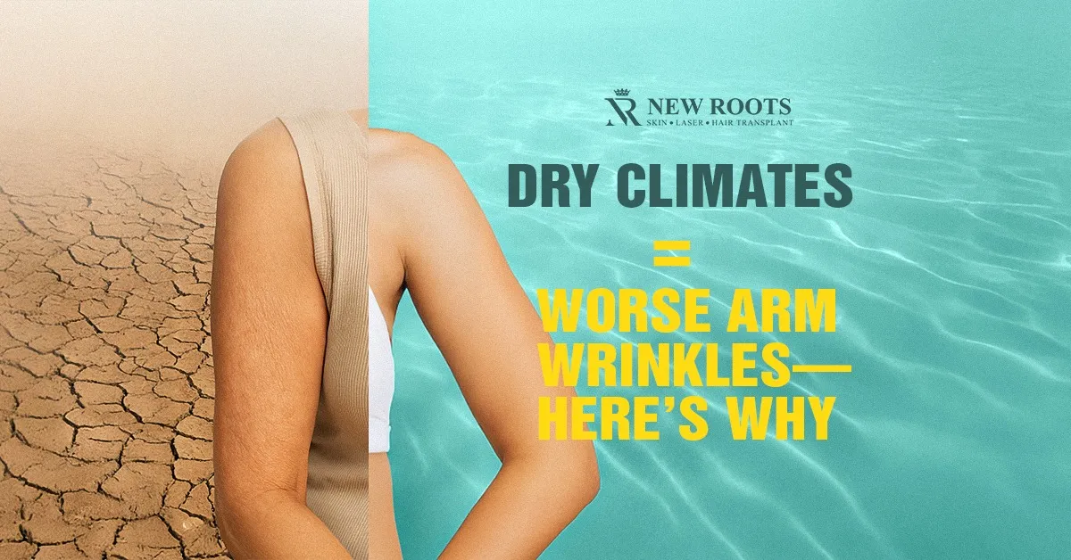 arm ageing, dry skin