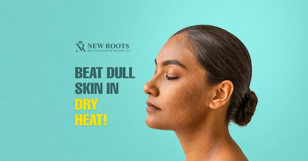 dull skin, dehydration, heat damage