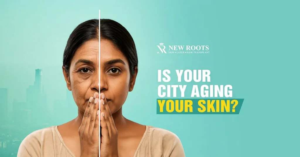 sagging skin, urban skin ageing