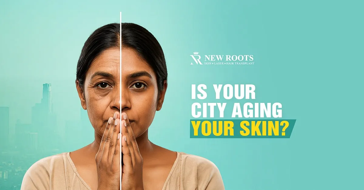sagging skin, urban skin ageing