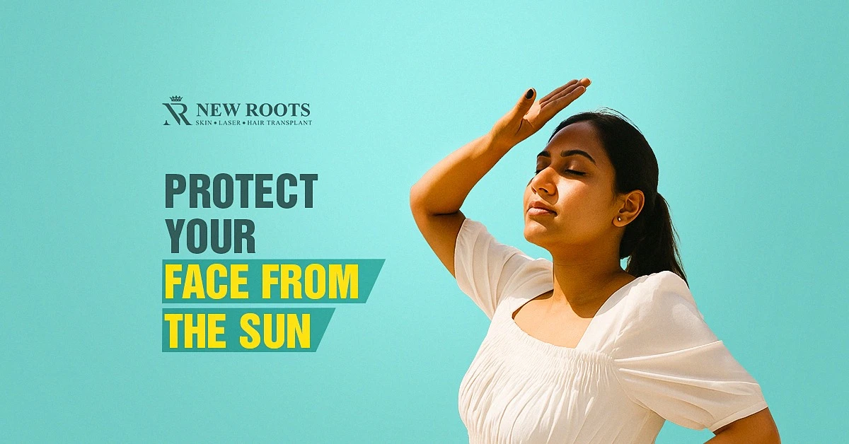 volume loss, cheek sag, sun ageing