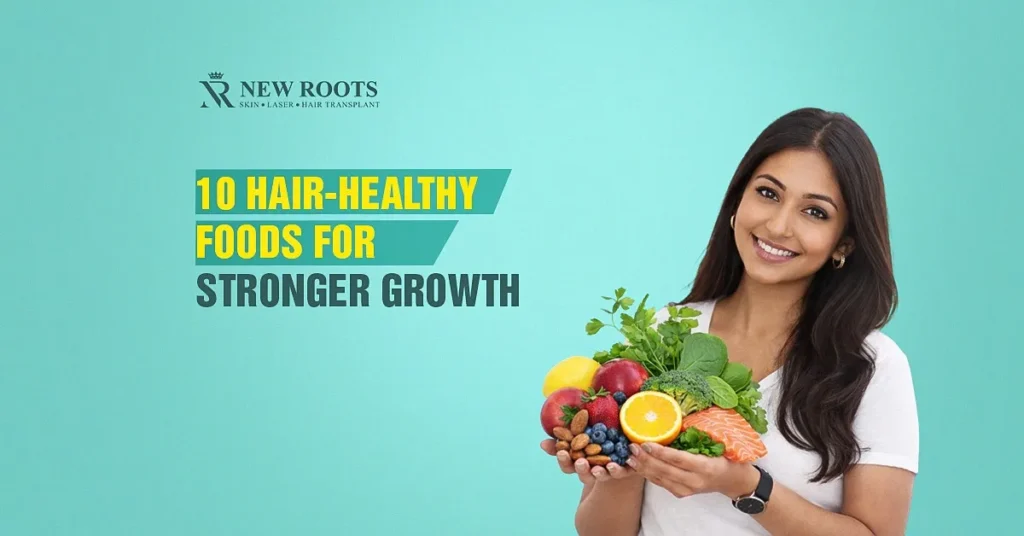 top 10 foods for hair growth