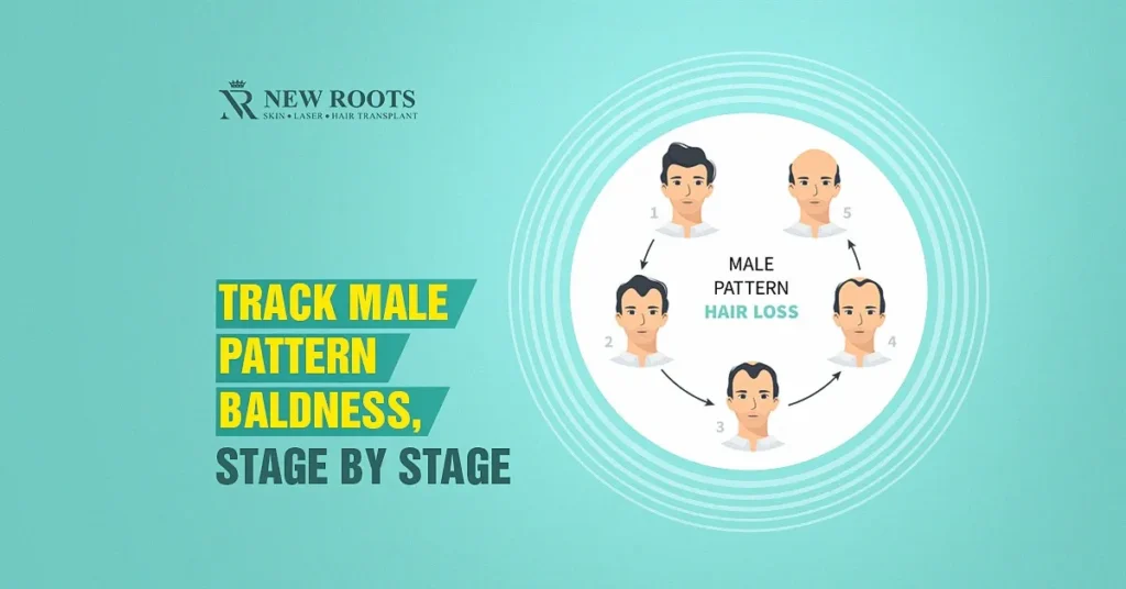 male pattern baldness stages