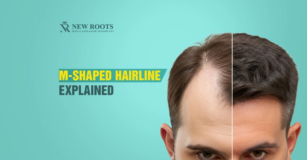 What is a M-Shaped Hairline Male
