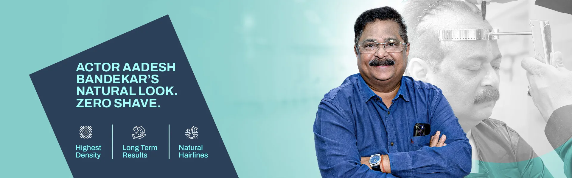 Actor Aadesh Bandekar - DV Banner