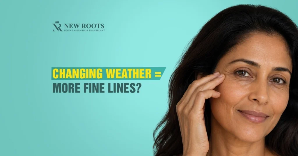 fine lines, climate ageing, skin dryness