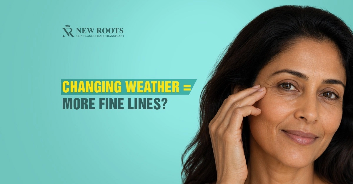 fine lines, climate ageing, skin dryness