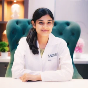 Dr. Shruthi, hair transplant and skin specialist at New Roots: Skin, Laser & Hair Transplant Clinic, Kolkata.